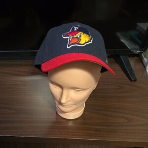 Navy and Red Baseball Cap